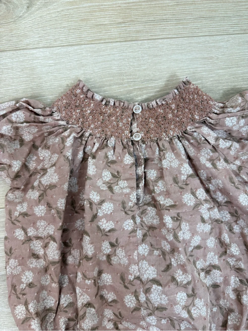 Noralee Blush Hydrangea Maddie Romper